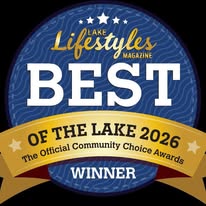Lake Lifestyles Best of the Lake 2026 Winner badge
