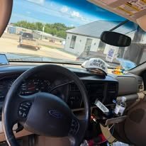 Ford interior with cleaned dash and console
