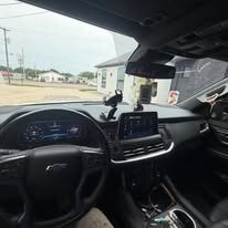 Truck interior and dash after an interior detail